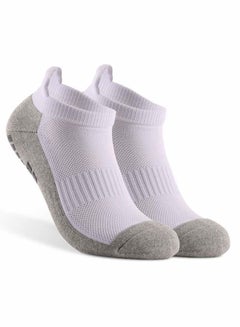 Buy Anti-Skid Soccer Sports Ankle Socks White in Saudi Arabia