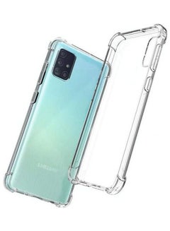 Buy Anti-Shock  Protectiv Case For Samsung Galaxy M51 Clear in UAE