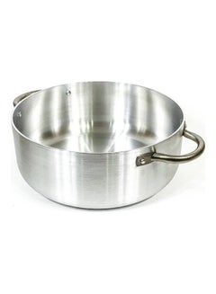 Buy Aluminum Cookware Pan Silver 30cm in Saudi Arabia