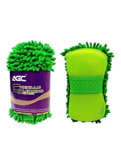 Buy Multi Functional Car Washing Microfiber Cleaning Gloves in Saudi Arabia