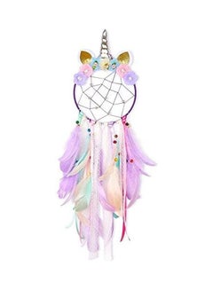 Buy Unicorn Dream Catcher Multicolour 20x72cm in Saudi Arabia