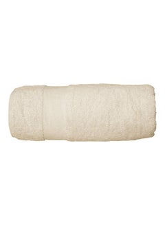 Buy Bath Towel Beige 165 x 90cm in Saudi Arabia