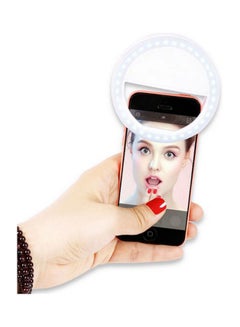 Buy Led Selfie Ring Flash Enhancing Light Beauty Luminous Case For Ios/Android Mobile Phone Pink in Saudi Arabia