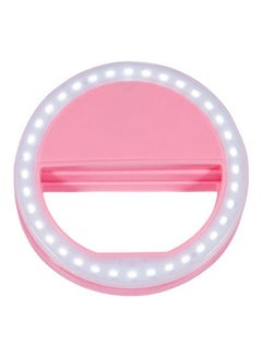 Buy Led Selfie Ring Flash Enhancing Light Beauty Luminous Case For Ios/Android Mobile Phone Pink in Saudi Arabia