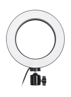 Buy Led Ring Light Video Photography Makeup Camera Smartphone Fill Lamp Black/White in Saudi Arabia