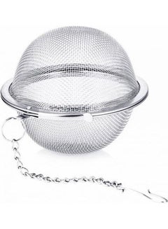 Buy Stainless Steel Tea- Herbs And Spices Filter Silver in UAE