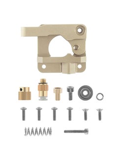 Buy Upgraded Metal Block Remote Drive Feed Extruder Kit Champagne Gold in Saudi Arabia