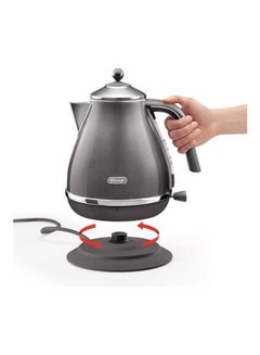 delonghi icona metallics kettle grey