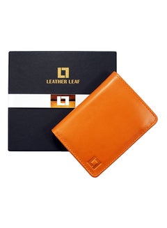 Buy Premium Handmade Leather Wallet Light Brown in Saudi Arabia