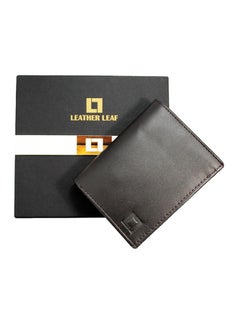 Buy Premium Handmade Leather Wallet Choclate Brown in Saudi Arabia