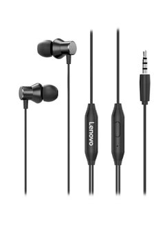 Buy Wired In-Ear Headset With Mic Black in UAE