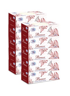 اشتري Breeze Facial Tissues 150's, Pack of 10 أبيض في الامارات