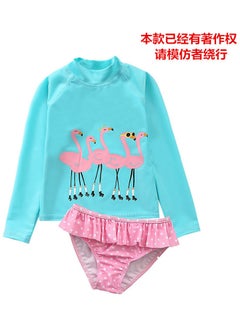 Buy 2-Piece Girl's Cute Swimwear 110cm in UAE