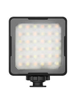 Buy CL-36 2800K-8500K Dimmable Built-in Rechargeable Battery Mini Bi-color LED Video Light With 3 Cold Shoe Mounts Black in Saudi Arabia