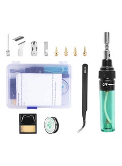 اشتري T-100 Portable Pen Type Gas Soldering Iron Tool Kit Multicolour في السعودية