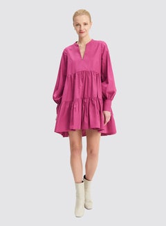 Buy Tiered Dress Mauve in Egypt