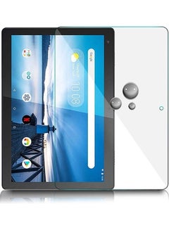 Buy Tempered Glass Screen Protector For Lenovo Tab M10 10.1-Inch Clear in UAE