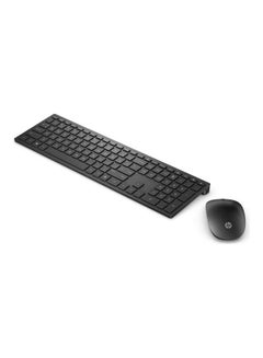 Buy Wireless Keyboard and Mouse Black in Saudi Arabia