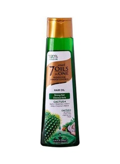 Buy 7 In 1 Cactus Oil 100% Natural Oils Green 200ml in Saudi Arabia