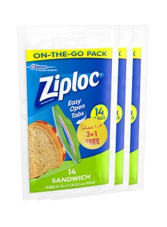 Buy Sandwich 14 Bags Pack of 4 Clear in UAE