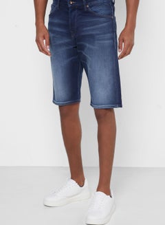 Buy Casual Denim Shorts Blue in Saudi Arabia
