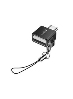 اشتري محول OTG سريع بمنفذ USB 3.0 Type C أسود في الامارات