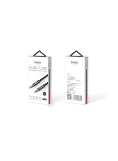 Buy Aux 3.5mm Male To Male Audio Cable black in Saudi Arabia