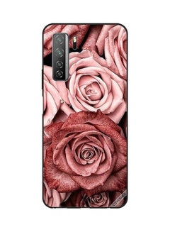 Buy Peach Flowers Protective Case Cover For Huawei Nova 7SE/P40 Lite 5G Multicolour in Saudi Arabia