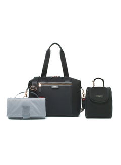 Buy Stevie Luxe Diaper Bag - Black Scuba in UAE