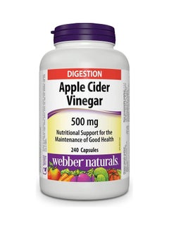 اشتري Apple Cider Vinegar 500mg, 240 Capsules في الامارات