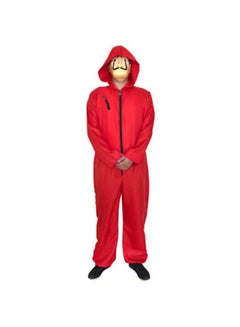 Buy Mask Cosplay Jumpsuit Red in Saudi Arabia