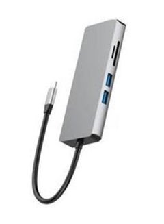 Buy 9-In-1 USB Hub Grey in Saudi Arabia