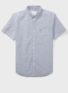 Buy Oxford Slim Fit Shirt Grey in UAE