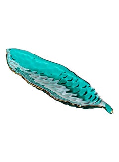 Buy Pea Shaped Plate Green 39x11.5x4.5cm in UAE