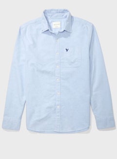 Buy Oxford Slim Fit Shirt Blue in Saudi Arabia