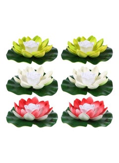 Buy 6 Piece Floating Lotus Light Multicolour in UAE