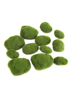 Buy Pack Of Artificial Moss Stones Green in UAE