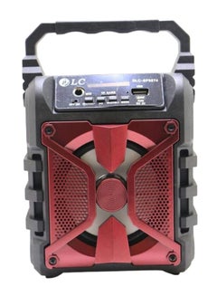 Buy Portable Card Speaker Black/Red/Grey in Saudi Arabia