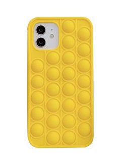 Buy Push Pop Bubble Fidget Toy Design Phone Case For Apple iPhone 11 Yellow in Saudi Arabia