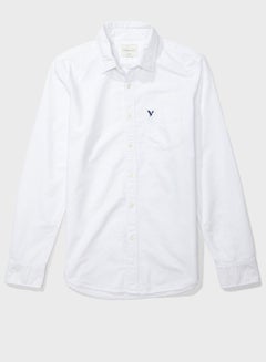 Buy Oxford Slim Fit Shirt White in Saudi Arabia