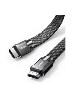 Buy HDMI Cable 8K Flat HDMI Video Cord Super Speed 48Gbps HDMI Wire Support 8K@60Hz, 4K@120Hz, 3D, UHD Compatible With MacBook Pro 2021 Nintendo Switch PS4/5-2M black in UAE