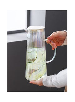 Buy Nordic Fresh Striped Glass Kettle Multicolour in UAE