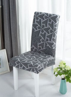 Buy One-Piece Stretch Chair Cover Multicolour in UAE