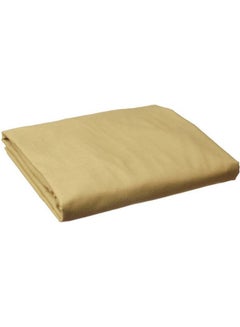 Buy Fitting Bed Sheet Cotton Dark Beige 120x200cm in Egypt