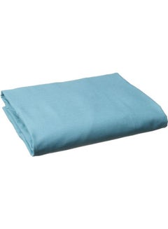 Buy Fitting Bed Sheet Cotton Light Blue 120x200cm in Egypt