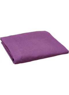 Buy Fitting Bed Sheet Cotton Dark Purple 100x200cm in Egypt