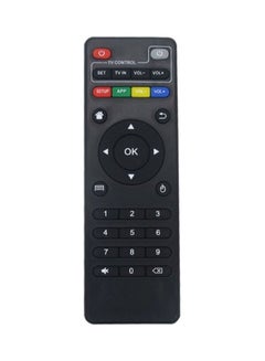 Buy Replacement IR Remote Control For Android TV Box H96 MAX/V88/MXQ/TX6/T95X/T95Z Plus/TX3 X96 Mini Black in UAE