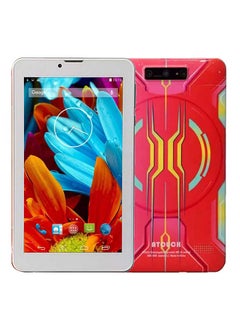 Buy 7-Inch Tablet Dual Sim Pink/Red 2GB RAM 16GB ROM 4G LTE Wi-Fi With Kids i Wawa Function in UAE