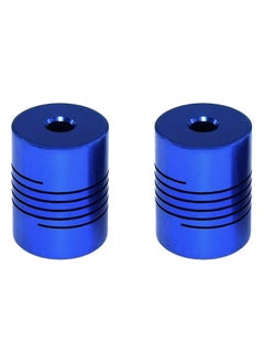 Buy 2-Piece Coupling Shaft Motor Accessories Set Blue in Saudi Arabia