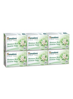 Buy Pack Of 6 Moisture Rich Jasmine Soap 125grams in Saudi Arabia